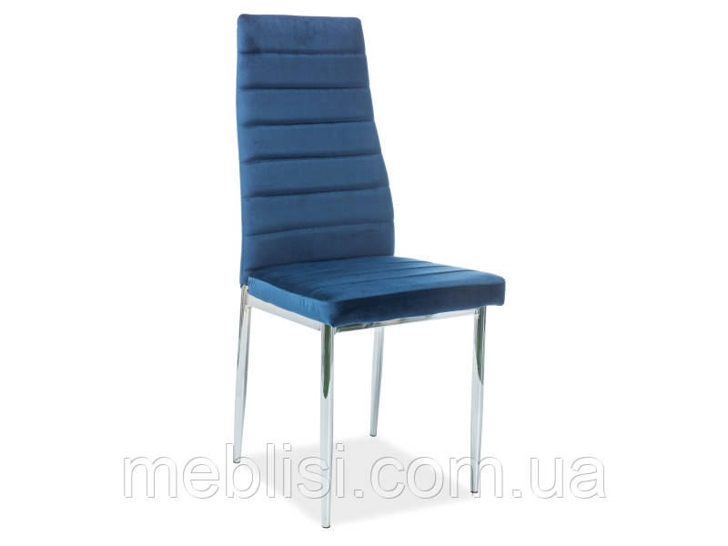 

Стул H261 VELVET синий (Signal)