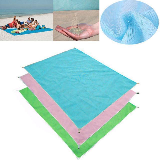 

Пляжная подстилка анти-песок Sand Free Mat (200x200) | пляжный коврик | коврик для пикника | коврик для моря