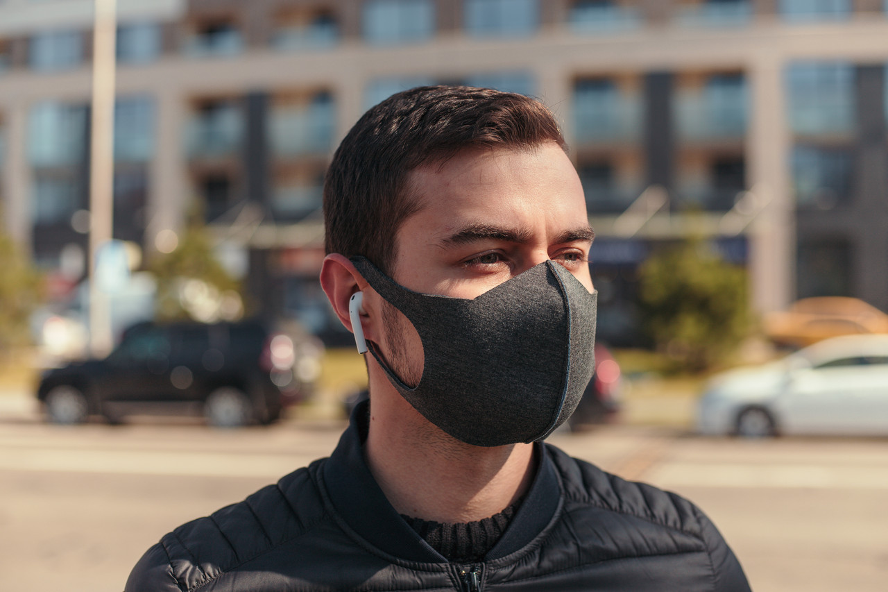 Медицинская защитная маска для лица | Модная Серая маска для лица | Маска питта | Pitta mask