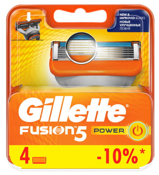 

Картридж Gillette "Fusion" Power (4)