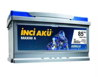 

Аккумулятор Inci Aku MaximA Gorilla 85Ah/800A R+ автомобильный (Инджи Акю) LB4 085 080 013 АКБ Турция НДС