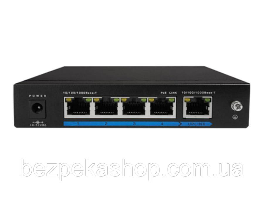 

TENDTOP TT-G10401POE Gigabit POE коммутатор на 5 портов