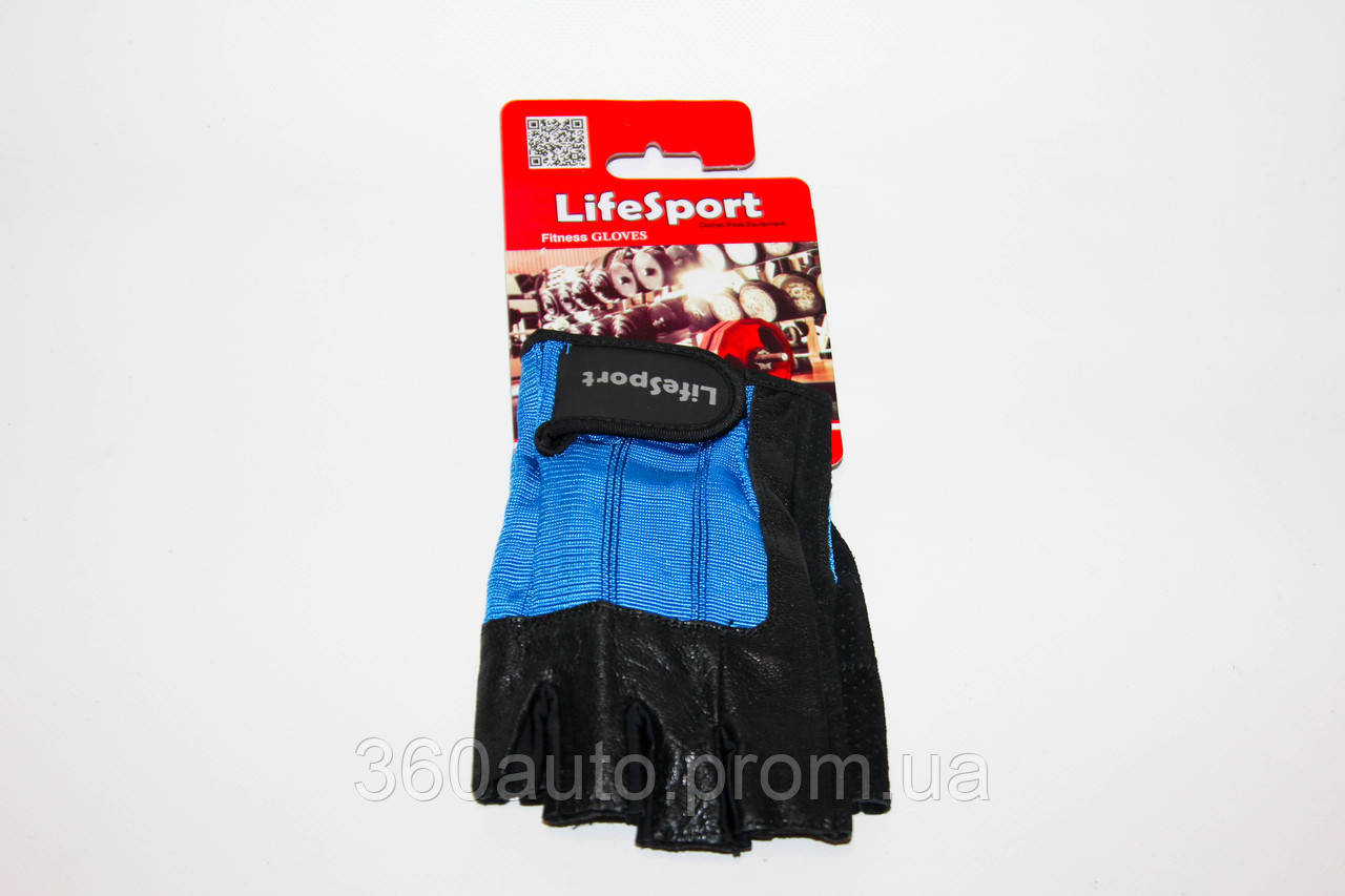 

Перчатки для фитнеса LifeSport Mens cyan/black S (AI-04-1266-CB-S)