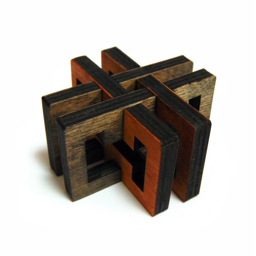 3D-головоломка деревянная Перекресток