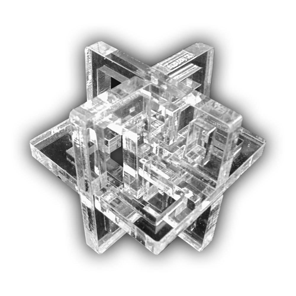 Акриловая 3D-головоломка Латтис 3
