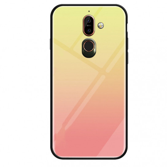 

TPU+Glass чехол Gradient series для Nokia 7 plus