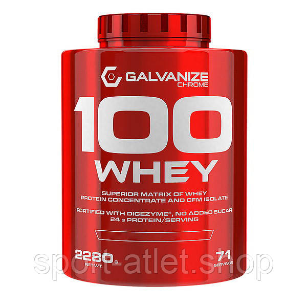 

Протеин Galvanize Chrome 100% Whey, 2.28 кг Французская ваниль