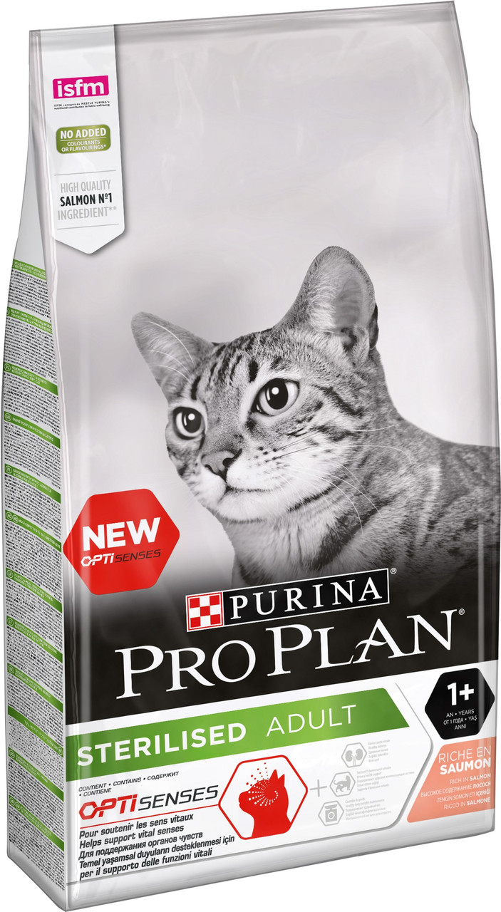 

Pro Plan Sterilised Cat Salmon с лососем 1,5 кг сухой корм для стерилизованных котов Purina