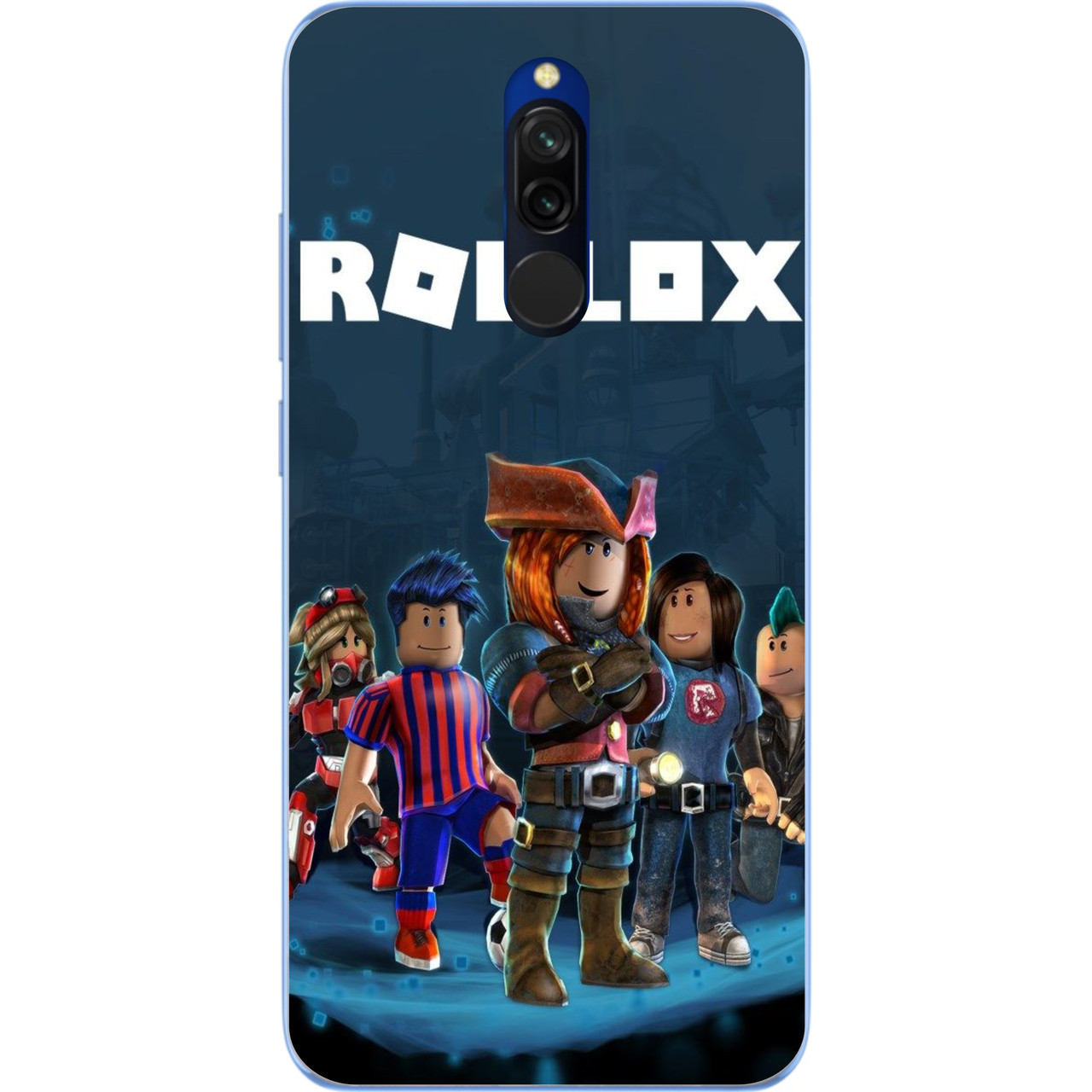 

Чехол для Xiaomi Redmi 8 с картинкой Игра Roblox Герои, Разные цвета