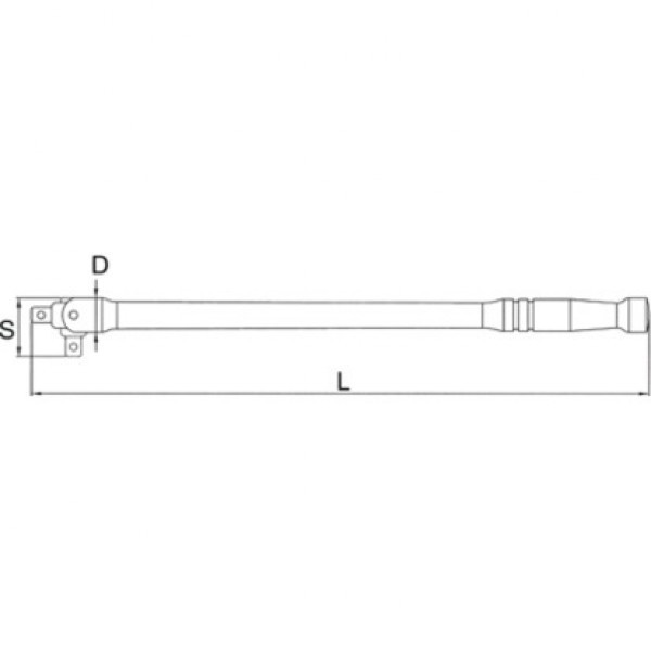 

Вороток шарнирный 3/8" 200 мм LICOTA (AFT-A3808)