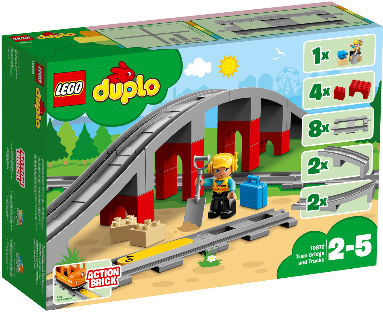 

Lego Duplo Мост и железнодорожные пути 10872