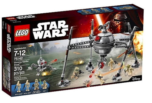 

LEGO Star Wars 75142 Homing Spider Droid Самонаводящийся дроид-паук