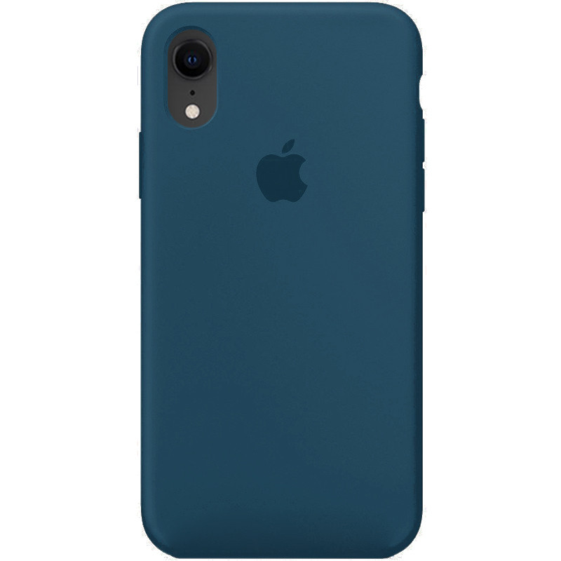 

Чехол Silicone Case Full Protective (AA) для Apple iPhone XR (6.1"), Синий / cosmos blue