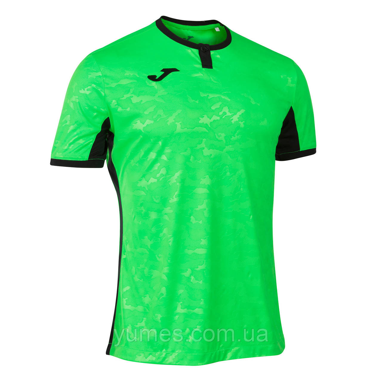 

Футболка игровая футбольная Joma TOLETUM II зелёный/черный