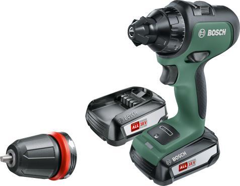 

Акция! Шуруповерт аккумуляторный Bosch AdvancedDrill 18, бесщёточный, 18В, 2х2.5Ач, ЗУ, кейс (0.603.9B5.001)