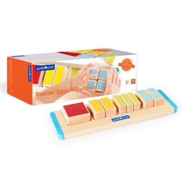 

Пазл Guidecraft Manipulatives Дробные части квадрата (G6748, Разноцветный