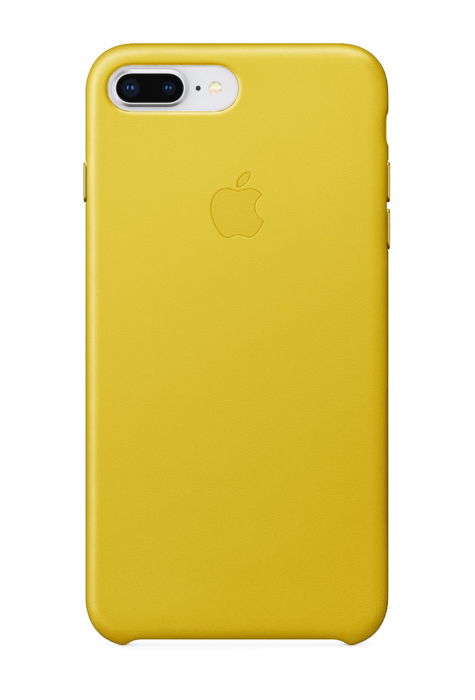 

Кожаный Чехол для Apple iPhone 7 Plus / 8 Plus Yellow (49932, Желтый