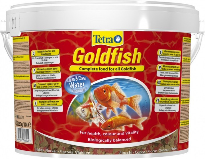 

Корм для рыб Tetra Gold fish 10 л/ 2,05 кг 766341