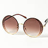 Женские солнцезащитные круглые очки  (арт. 2080664), фото 2