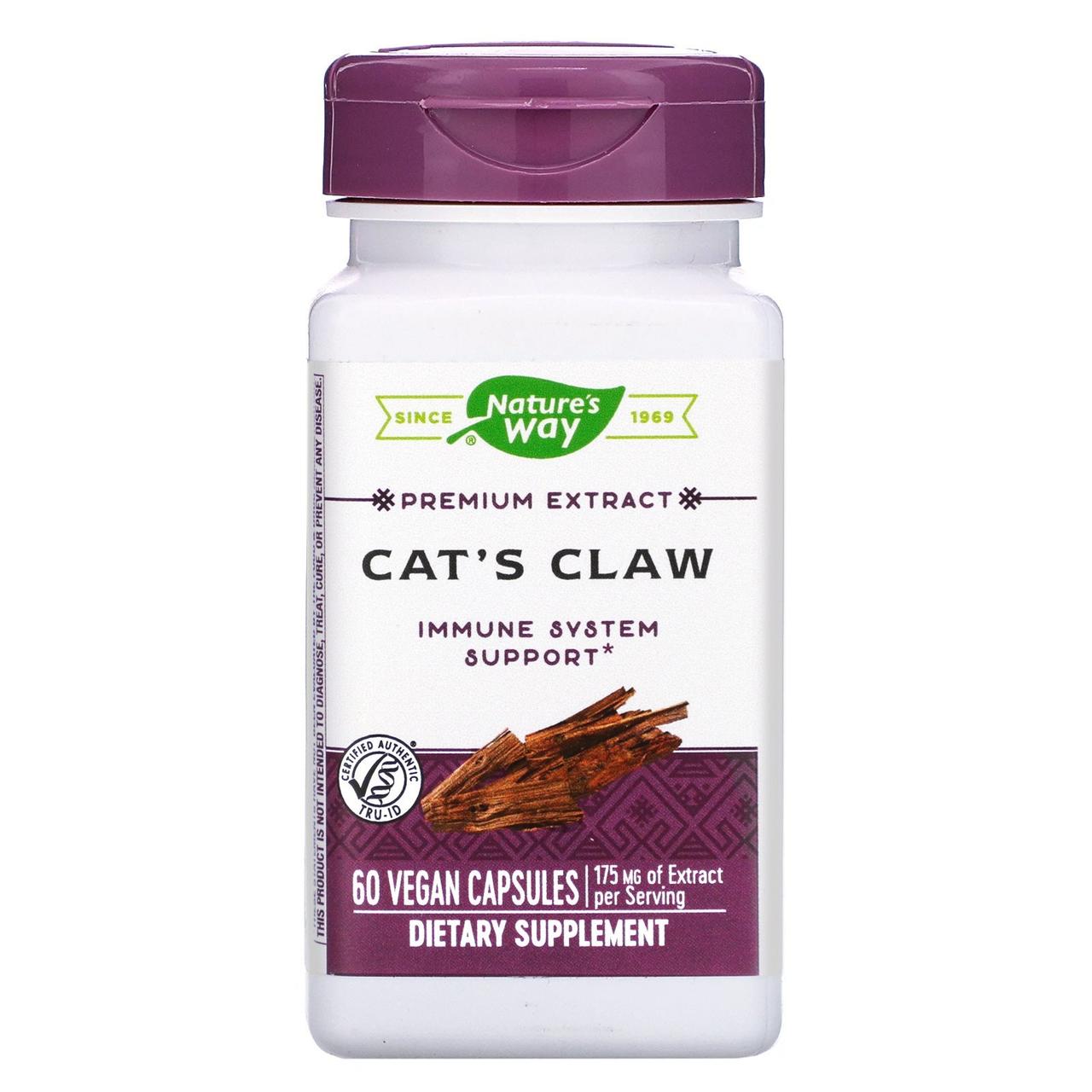 

Кошачий коготь Nature's Way "Cat's Claw" 175 мг (60 капсул)