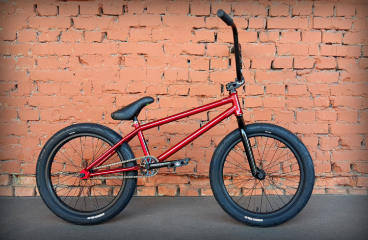 

Велосипед BMX - Kench Street Pro Ch-Mo (2021) бордовый (трюковый велосипед) 20.5", Красный