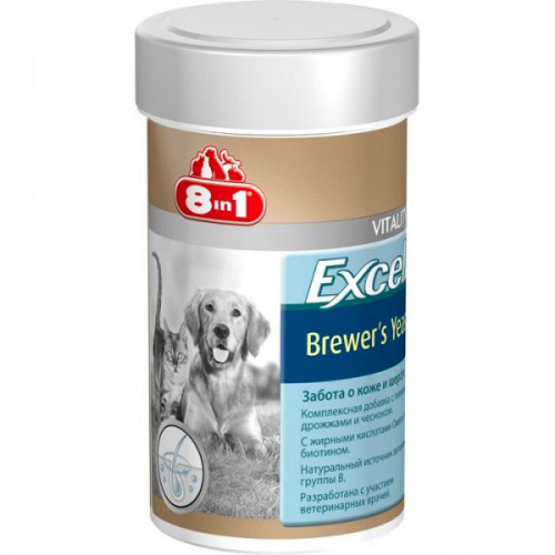 Витамины 8 in 1 Excel Brewers Yeast для кошек и собак, 780 таблеток