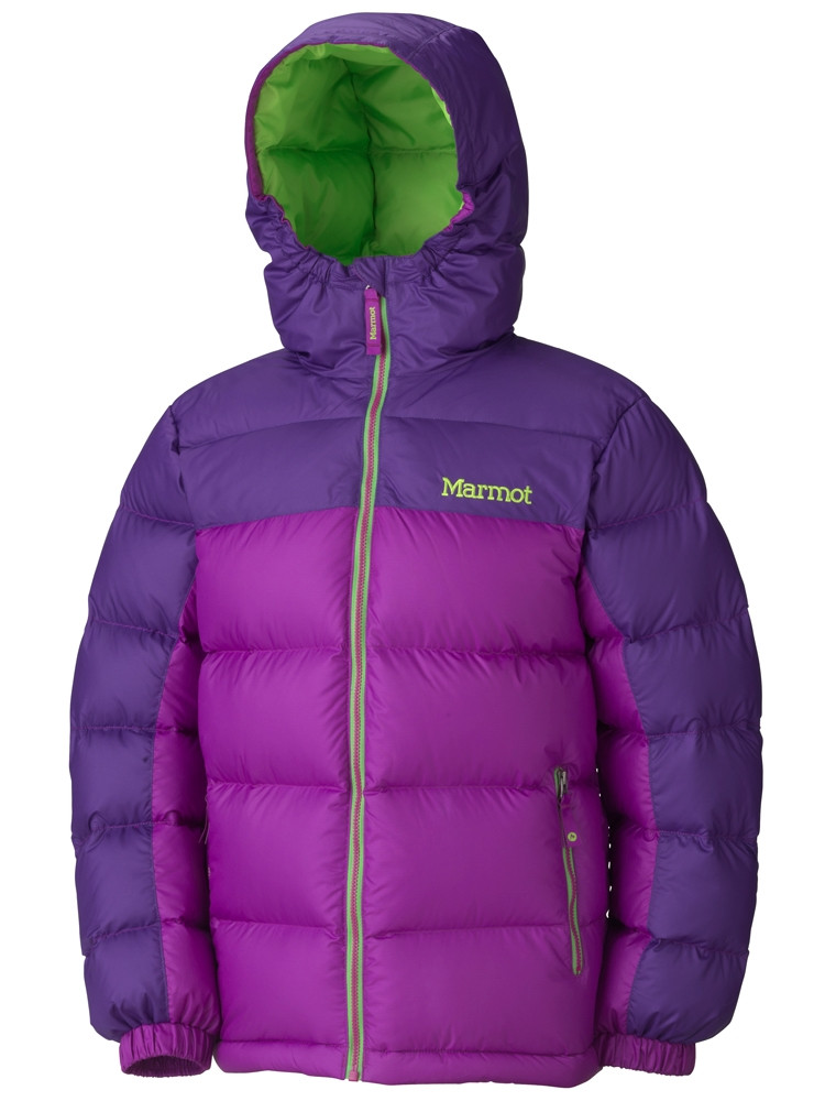 

Детский пуховик Marmot Girl's Guides Down Hoody, Синий