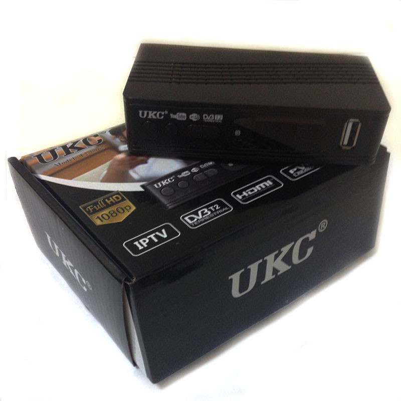ТВ ресивер тюнер DVB-T2 UKC 0967 с поддержкой wi-fi адаптера