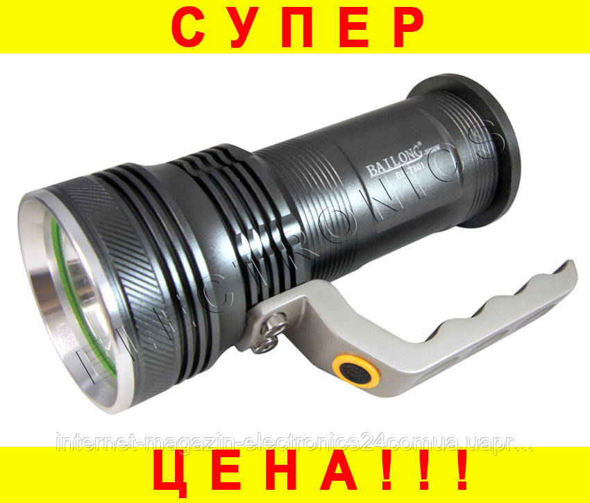 

Тактический фонарь Bailong BL-T801 30000W, Серый