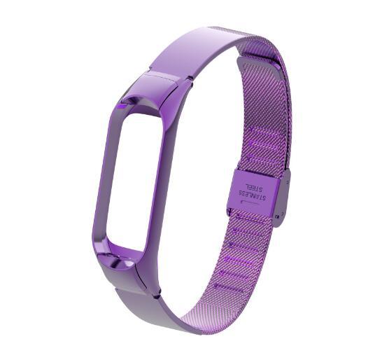 

Металлический ремешок для Xiaomi Mi Band 3 / 4 Purple (55931)