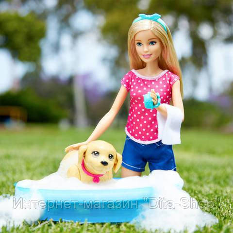 

Кукольный набор Кукла Барби купание щенка - Barbie Splish Splash Pup Playset