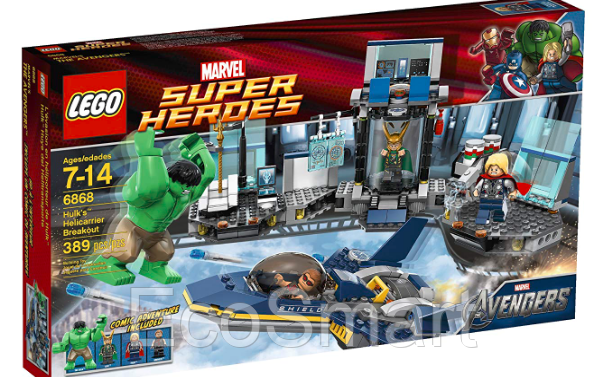 

LEGO Super Heroes 6868 Hulk's Helicarrier Breakout Побег Халка