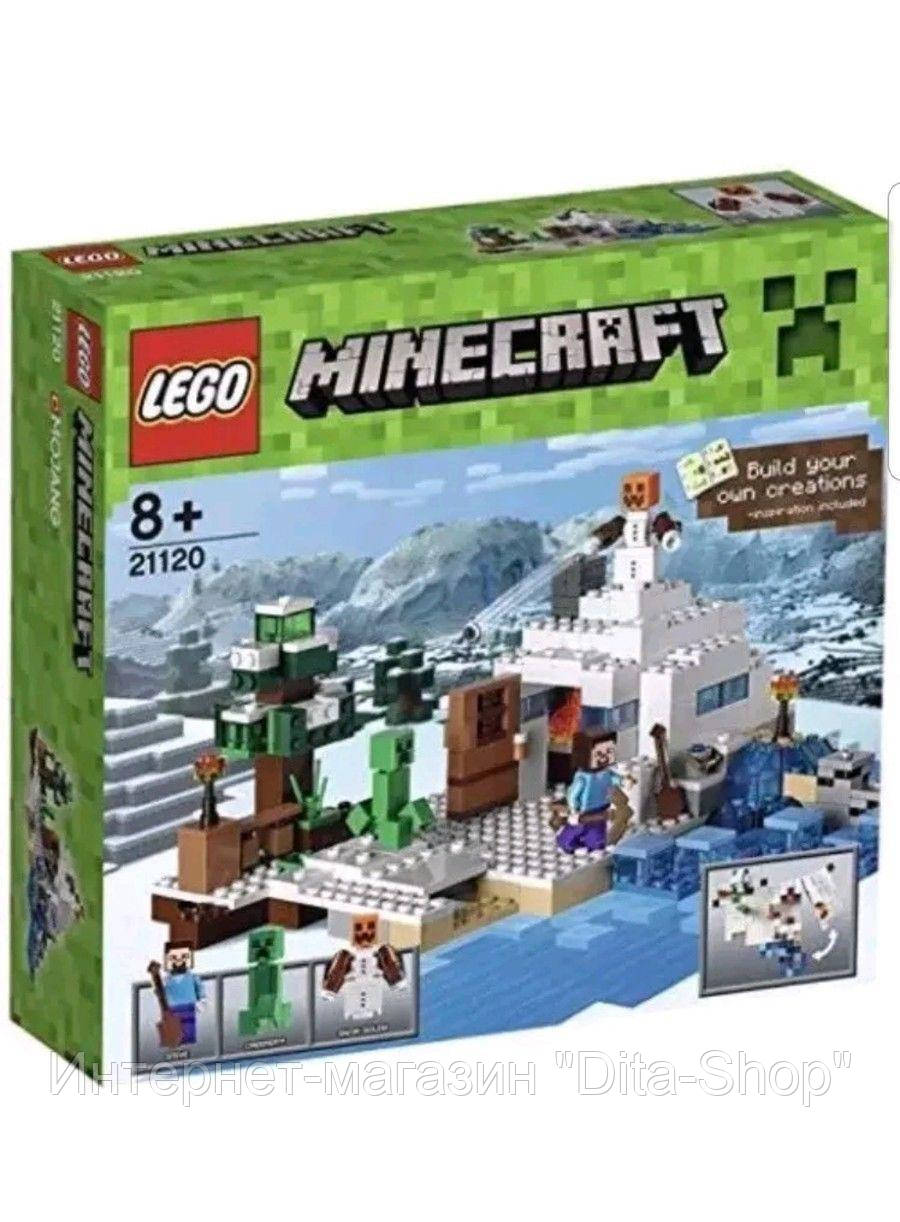 

LEGO Minecraft 21120 The Snow Hideout Снежное убежище