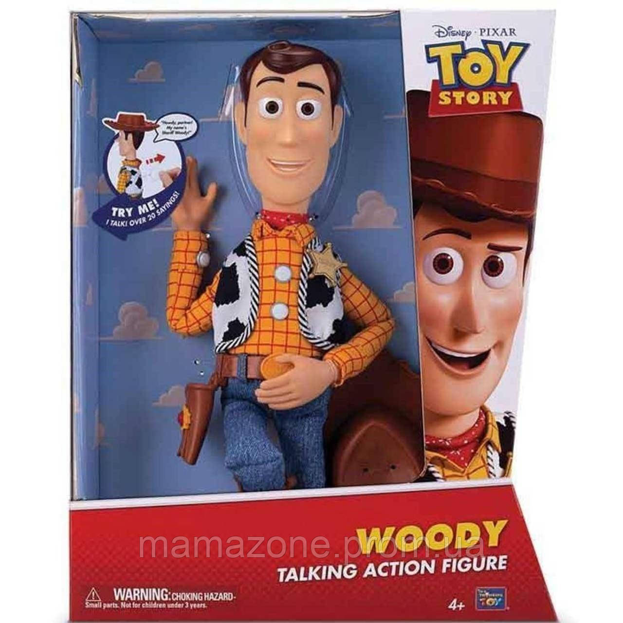 

Игровая Говорящая Фигурка Шериф Вуди История игрушек 22 фразы, 38 см - Sheriff Woody, Talking Action Figure