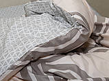 Полуторный rомплект постельного белья с компаньоном S354 Сатин хлопок реал ФОТО, фото 3