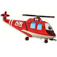 Вертолет спасательный 57х96 см Flexmetal Испания фольгированный шар