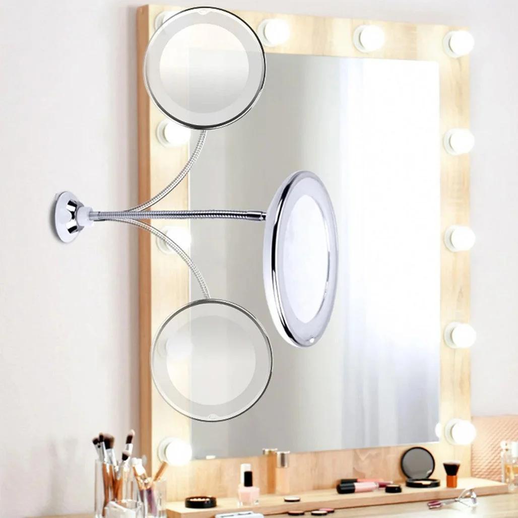 

Зеркало косметическое 10X Ultra Flexible Mirror