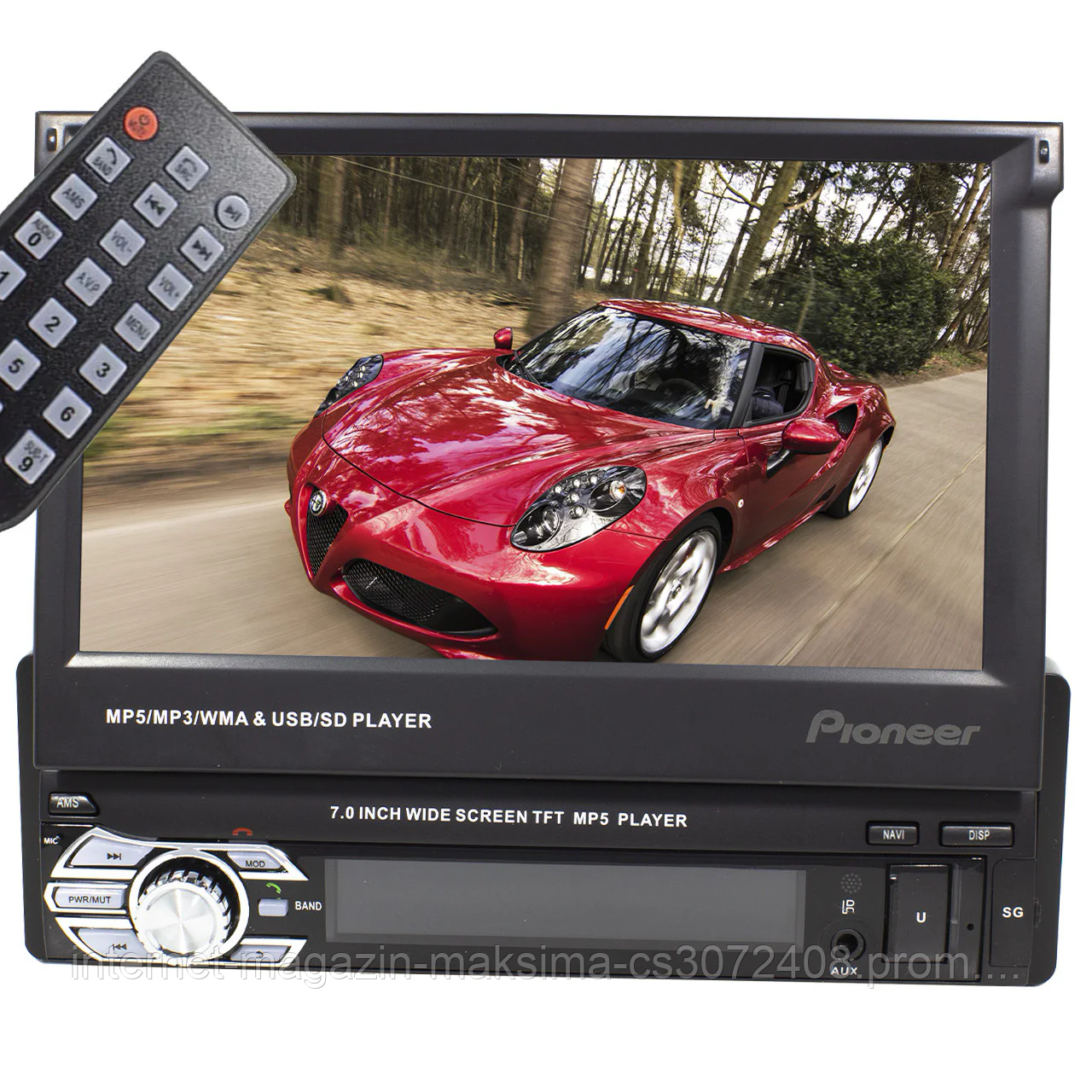 

Автомагнитола Pioneer 9601G с выдвижным экраном 1DIN на Windows GPS (2362-11138)