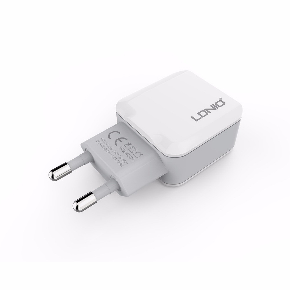 

Сетевое зарядное устройство Ldnio A2202 + Micro USB Cable (2USB 2.4A) White, Белый