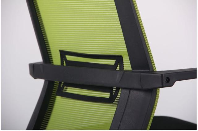 Кресло Neon HR сиденье Саванна Black 19 спинка Сетка салатовая (11)