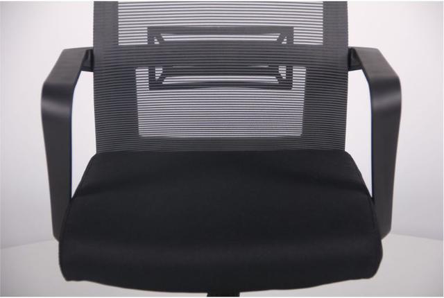 Кресло Neon HR сиденье Саванна Black 19 спинка Сетка серая (7)