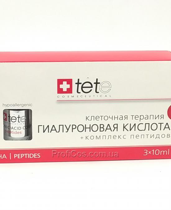 Гиалуроновая кислота + комплекс пептидов для лица TETe Cosmeceutical, 1 х 10 мл