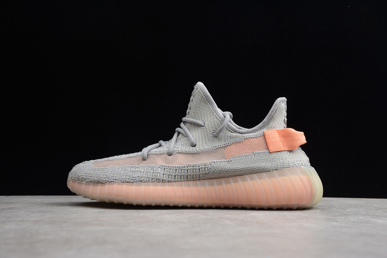 

Кроссовки женские Adidas Yeezy Boost 350 V2 / ADM-2694 (Реплика), Светло-серый