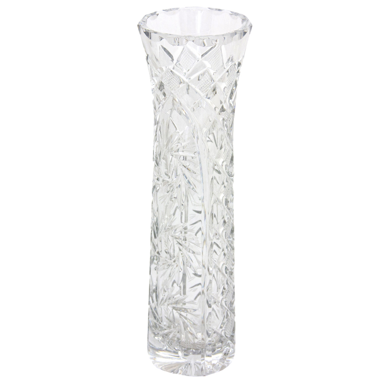 Кришталева ваза для квітів - Млин, 21 см, кришталь (4191)