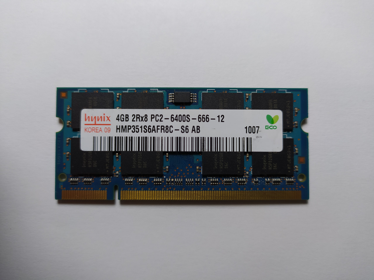 Оперативная память для ноутбука SODIMM Hynix DDR2 4Gb 800MHz PC2-6400SНет в наличии