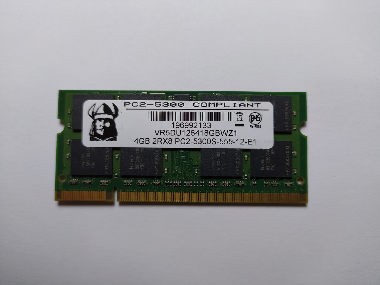 Оперативная память для ноутбука SODIMM Viking DDR2 4Gb 667MHz PC2-5300Нет в наличии
