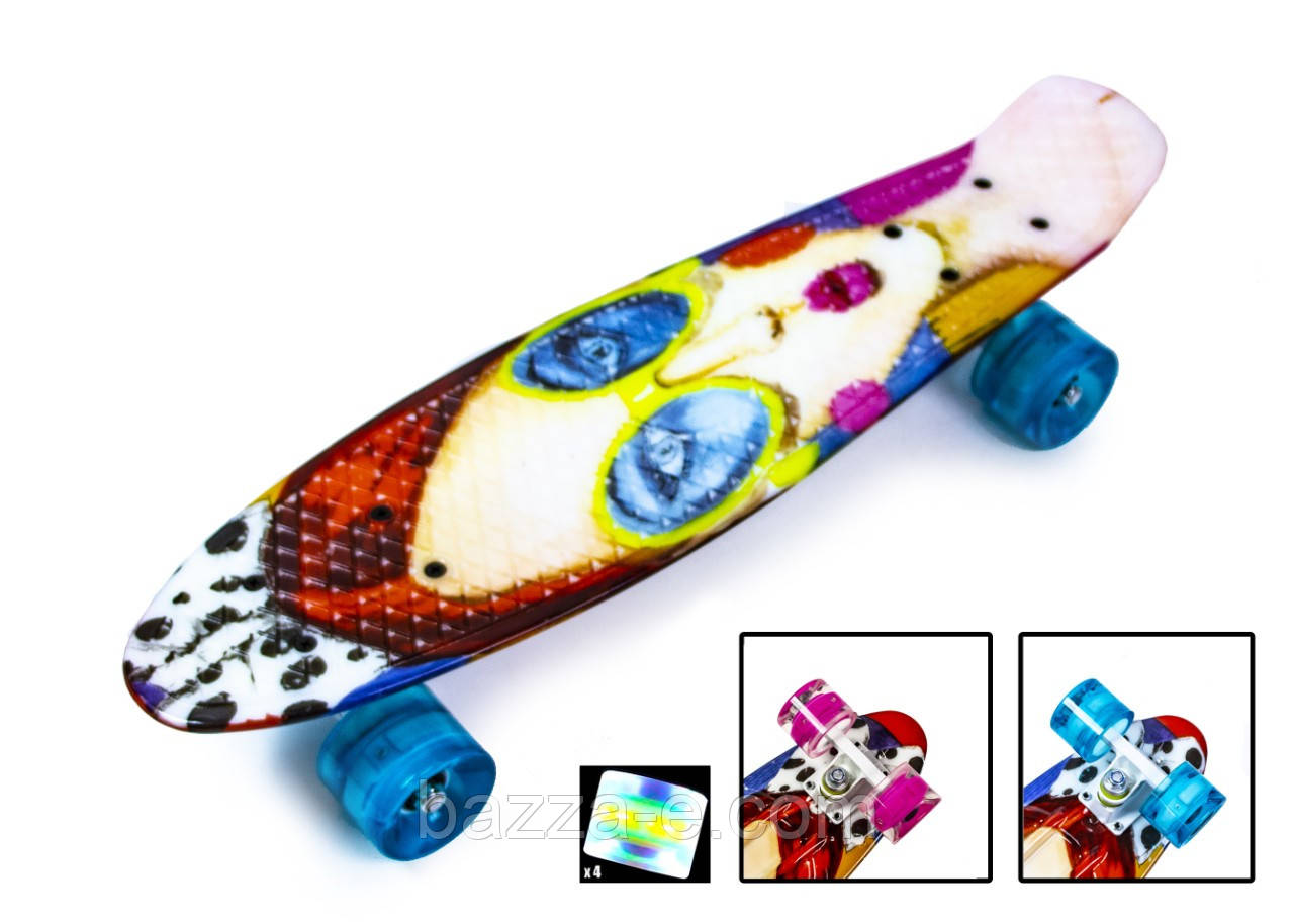 

Penny Board "Cool Girl" Светящиеся колеса.