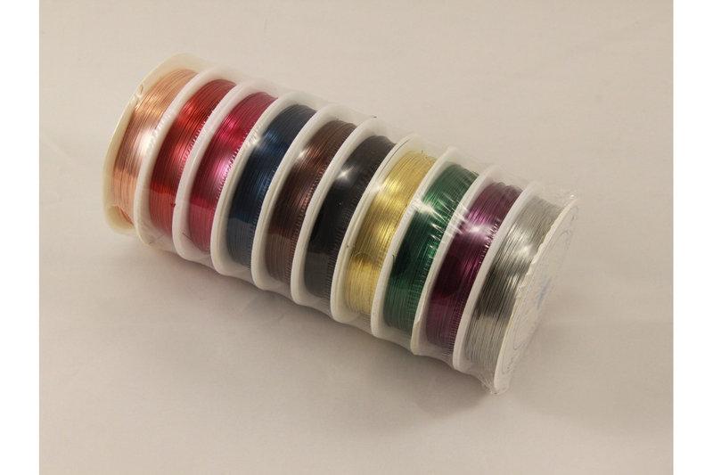 Проволока для бисера: 0,3 мм разноцветная (маленькая)Нет в наличии