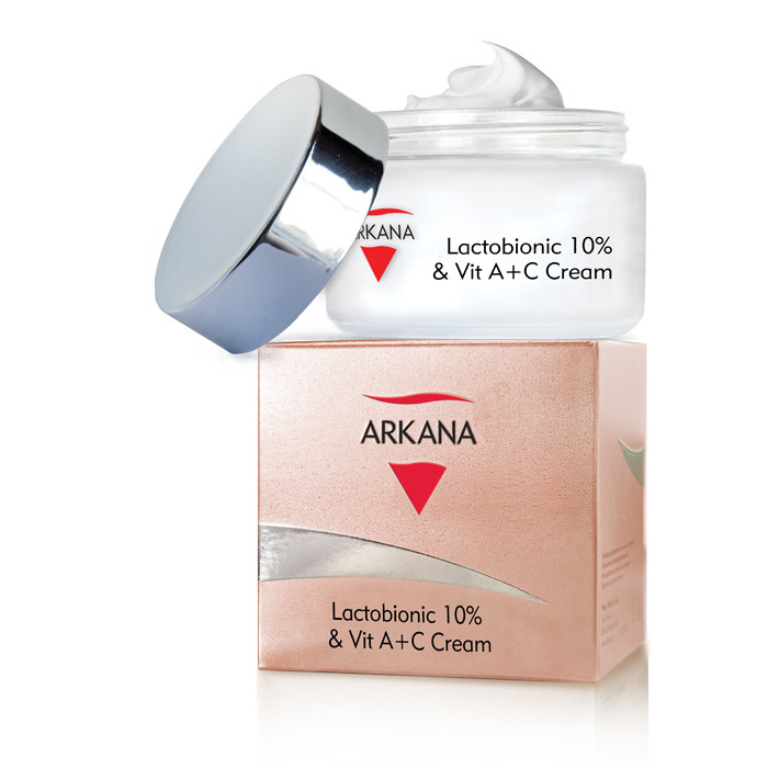 

Lactobionic 10% Vit A+C Cream - Крем с лактобионовой и гиалуроновой кислотами, витаминами A+C, 50 мл