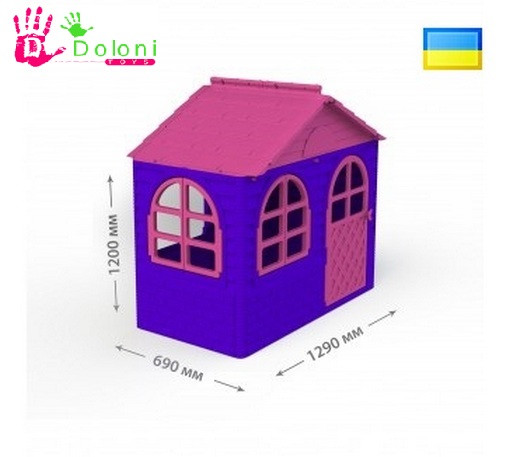 Домик для детей 02550/10 Долони Doloni 1290*690 розовый/фиолетовый пла